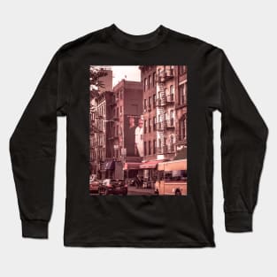 W Houston St, Manhattan, NYC Long Sleeve T-Shirt